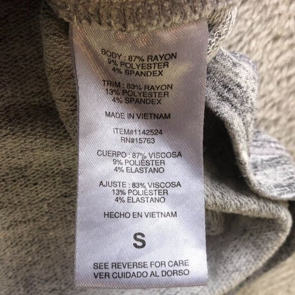 Champion Women Tunic Sweatshirt Small Pullover Elite Gray Long Sleeve Top Knit - Picture 3 of 10